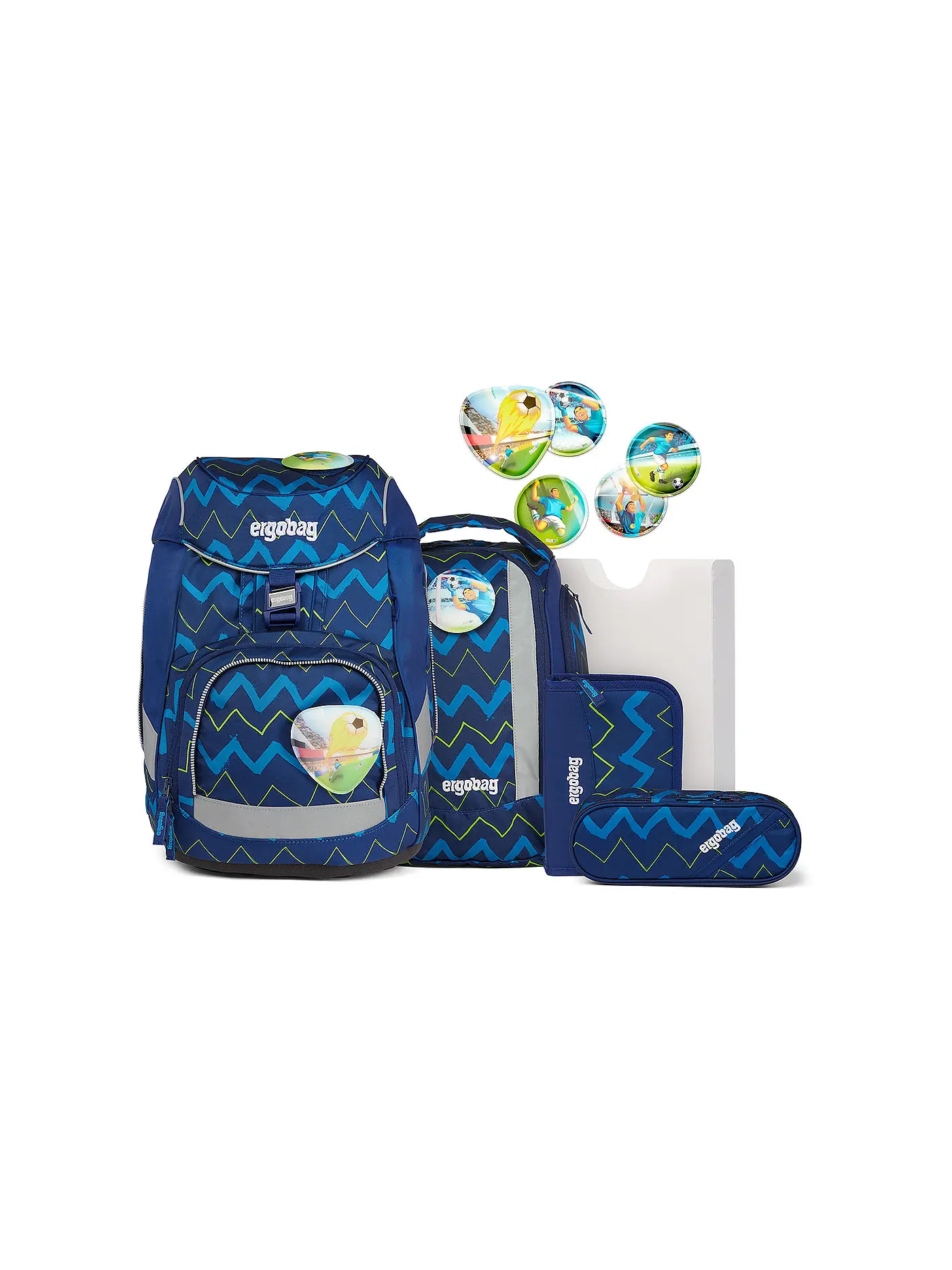 ERGOBAG | Schultaschen Set 6tlg. Pack - FallrückziehBär | 